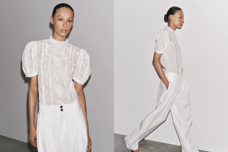 毫不費力的夏日精緻感：6 款 Zara、H&M 找到的「鏤空刺繡單品」，比亞麻還適合今年夏天！