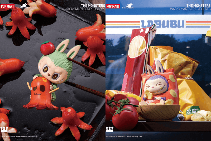 「怪味便利店」超萌登場：Labubu 變身零食怪獸，炸蝦、飯糰...居然還有超療癒的薯片抱枕！
