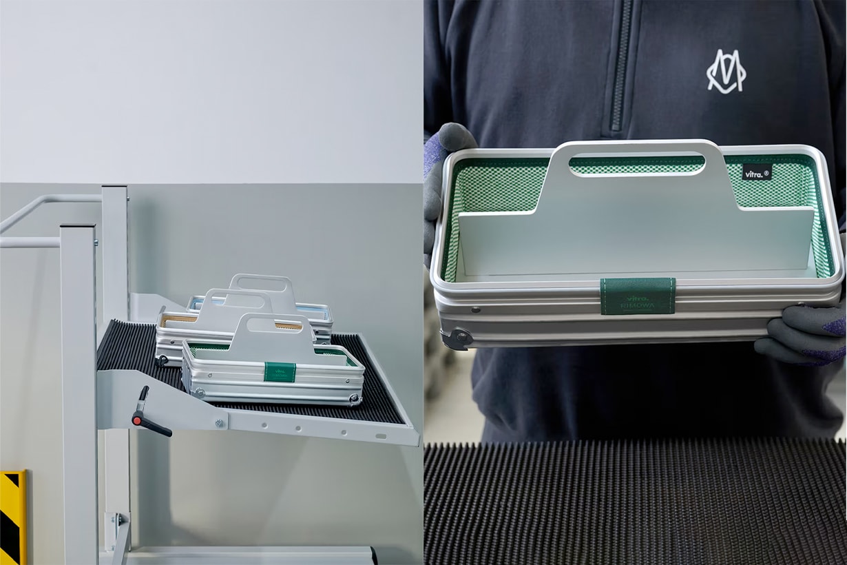 rimowa vitra collabration Aluminium stool Toolbox release date limited