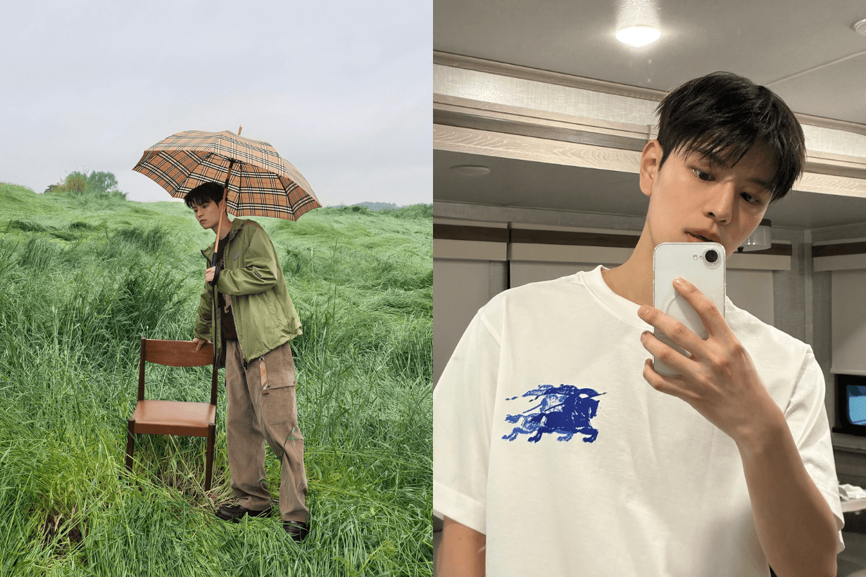 Burberry new k-pop Brand Ambassador Stray Kids Kim Seung Min