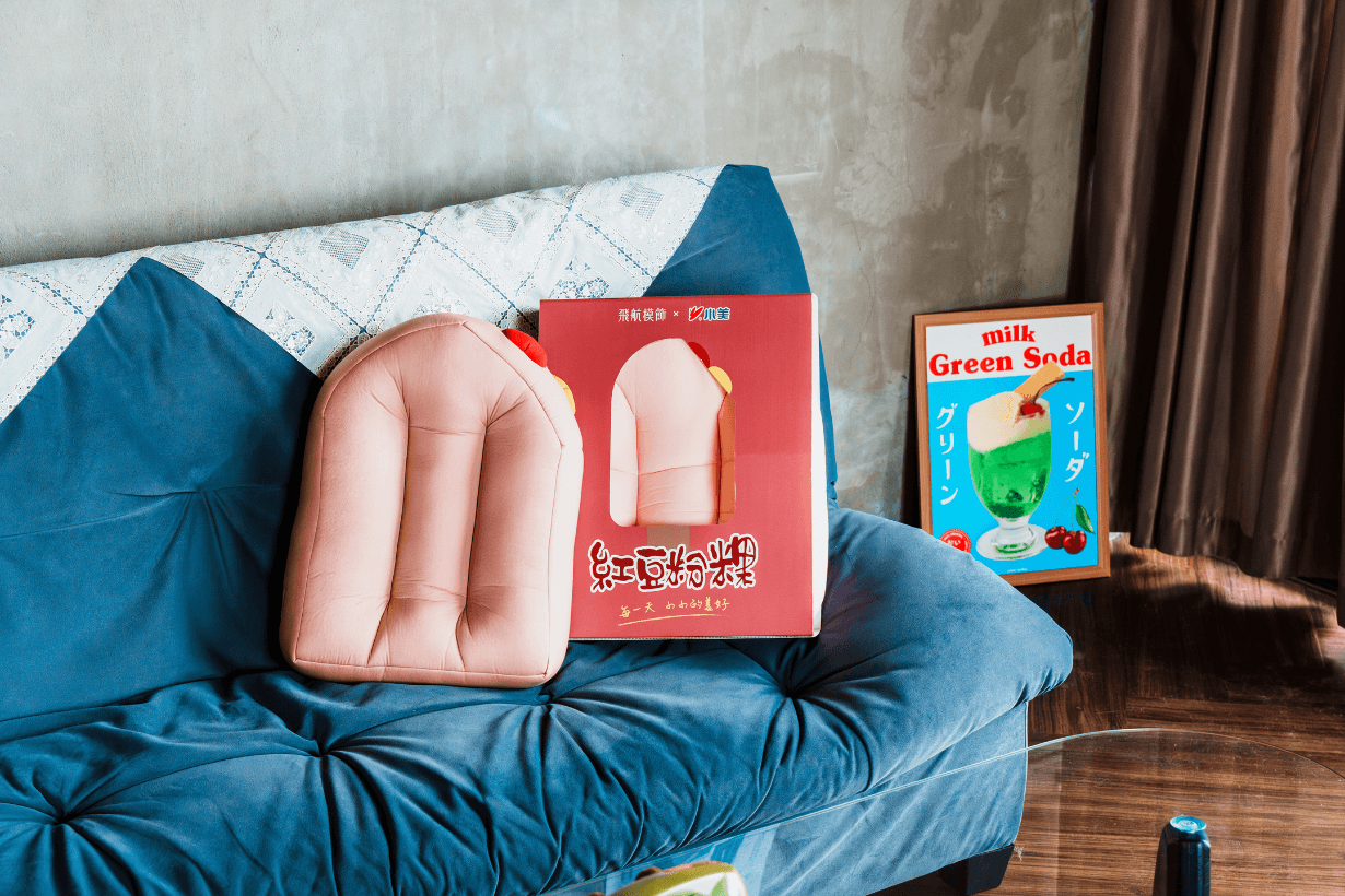 Flight Mode x Shao mei Blanket pillow