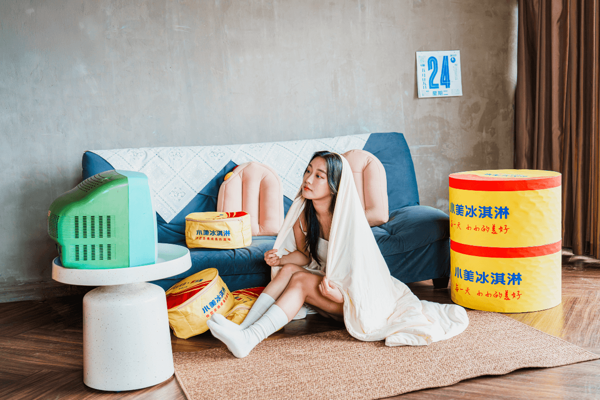 Flight Mode x Shao mei Blanket pillow