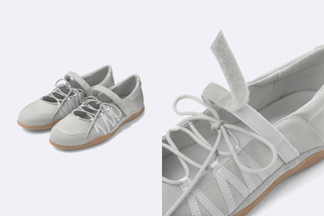 GU Lace Up Ballet Sneakers release