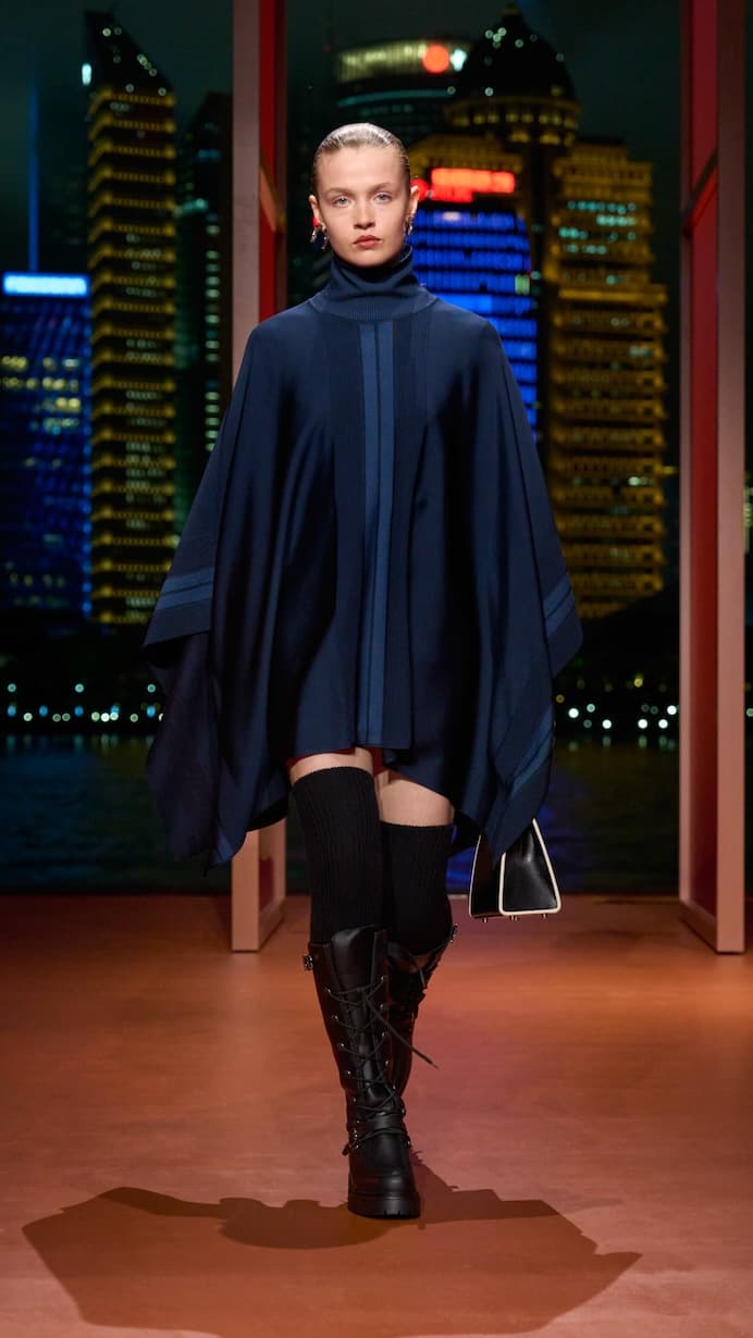 Hermès shanghai 2025 fall winter runway details