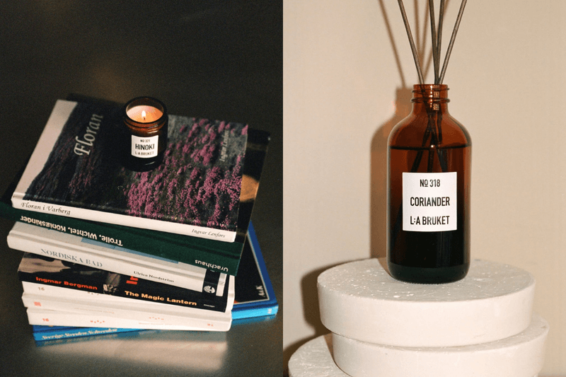 La Bruket Coriander Room Diffuser Scented Candle Fragrance Tag