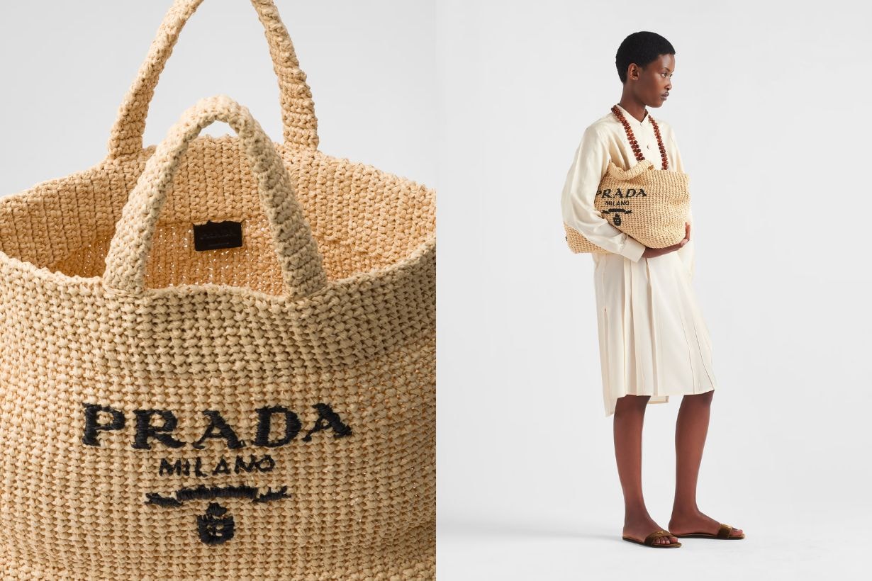 Prada Crochet bag summer Handbag 