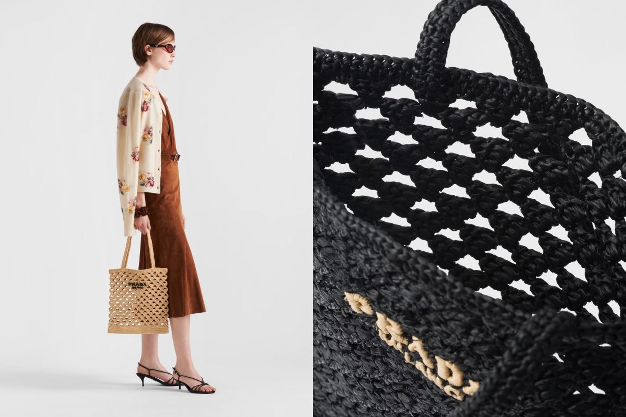Prada Crochet bag summer Handbag 