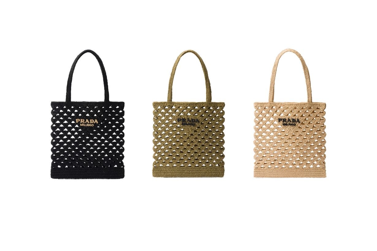 Prada Crochet bag summer Handbag 