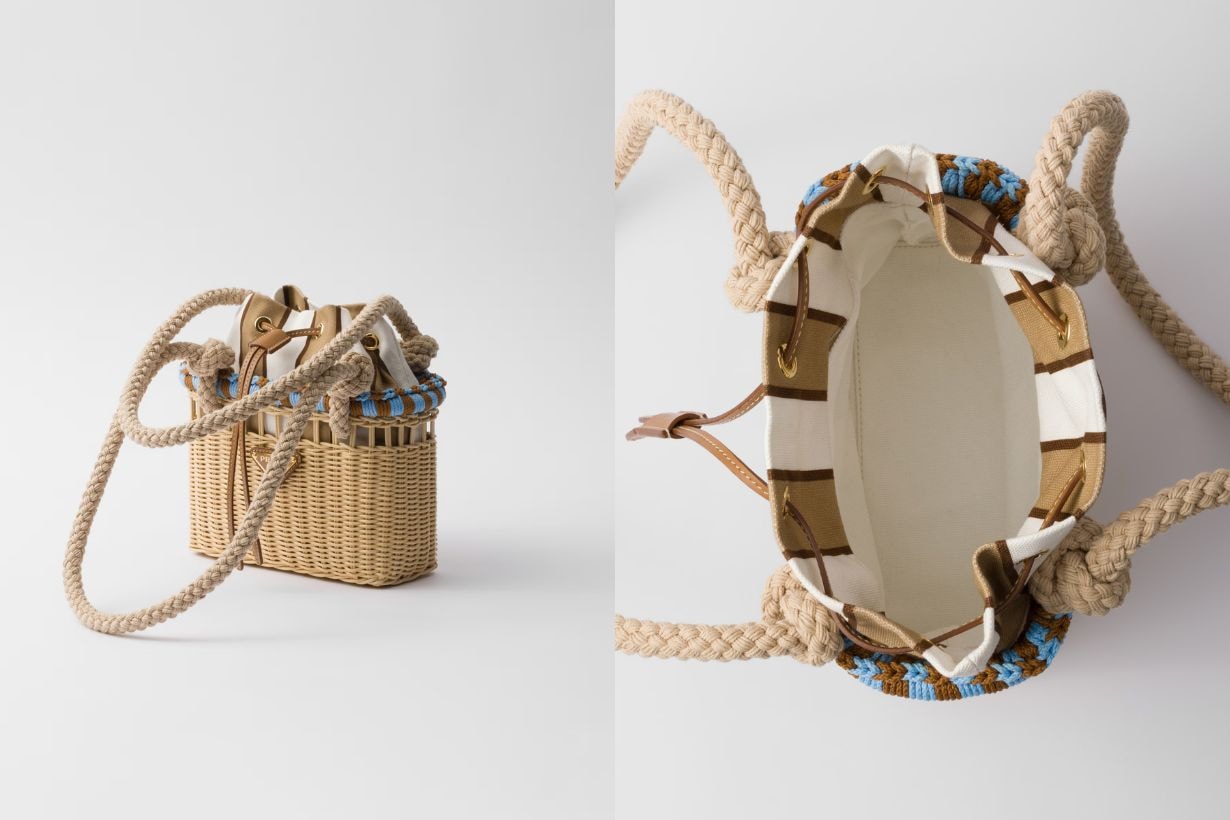 Prada Crochet bag summer Handbag 