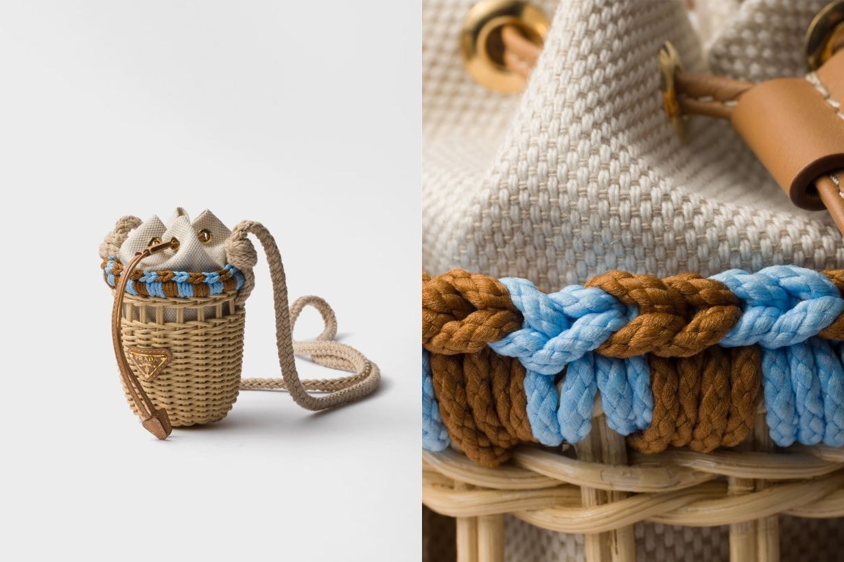 Prada Crochet bag summer Handbag 