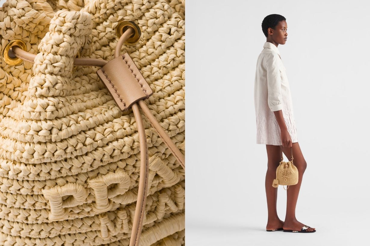Prada Crochet bag summer Handbag 