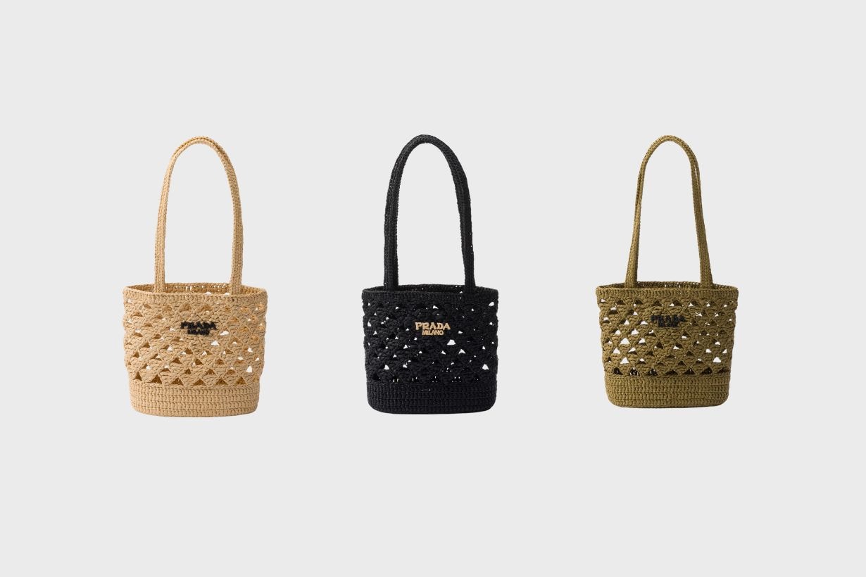 Prada Crochet bag summer Handbag 