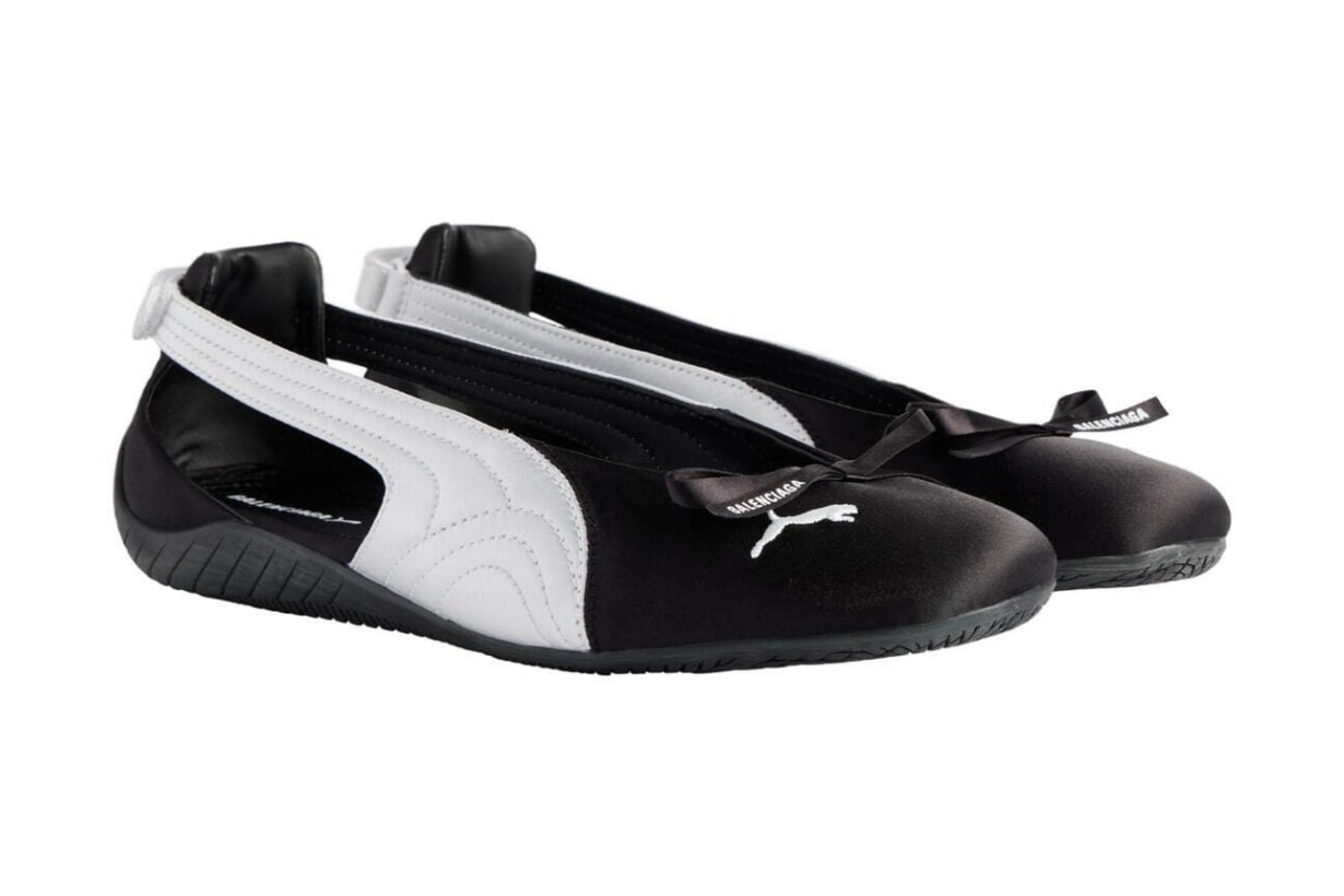 Balenciaga x Puma：甜酷感滿分的鏤空芭蕾舞鞋，走在路上回頭率超高！