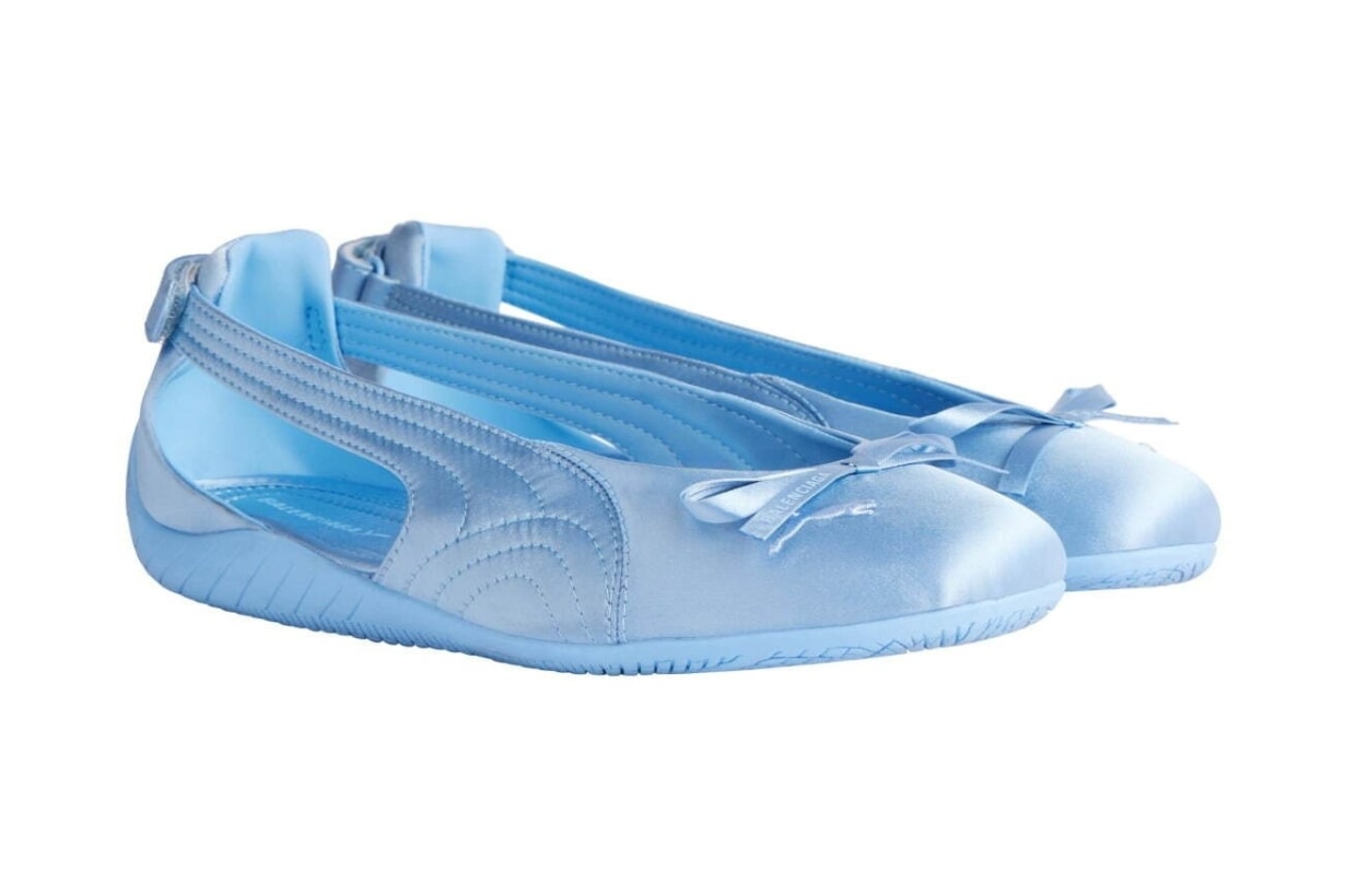 Balenciaga x Puma：甜酷感滿分的鏤空芭蕾舞鞋，走在路上回頭率超高！