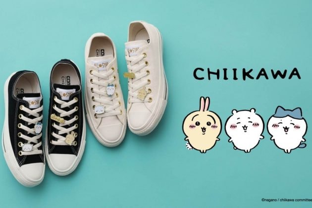 Chiikawa x Converse 聯名第二彈登場，齊瀏海小八、垂耳烏薩奇也出現了！