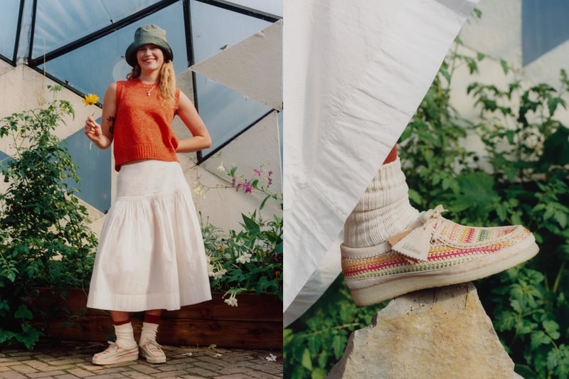 Clarks Originals 200 週年限定復古袋鼠鞋，美到窒息的彩虹編織鞋面！