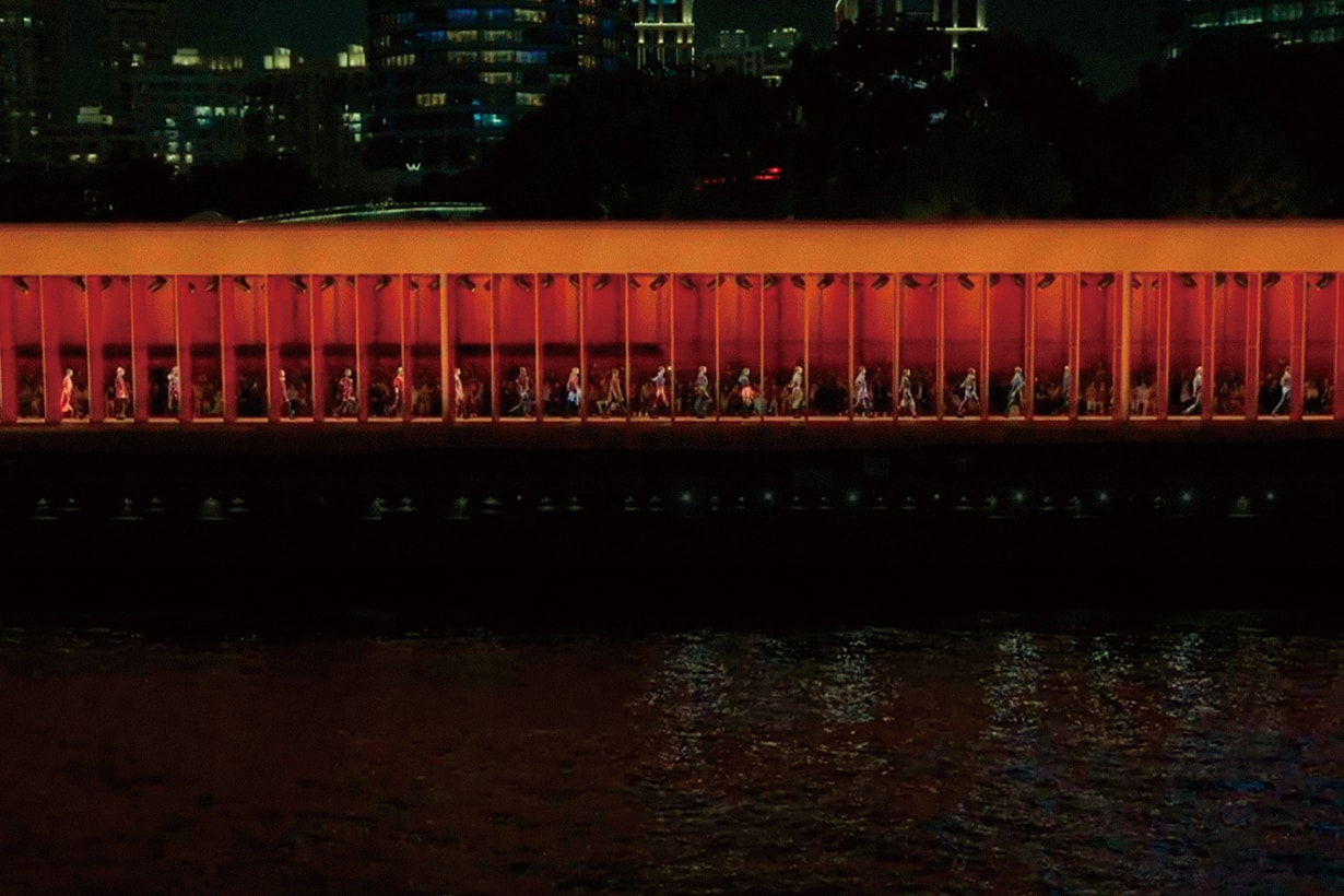 Hermès shanghai 2025 fall winter runway details
