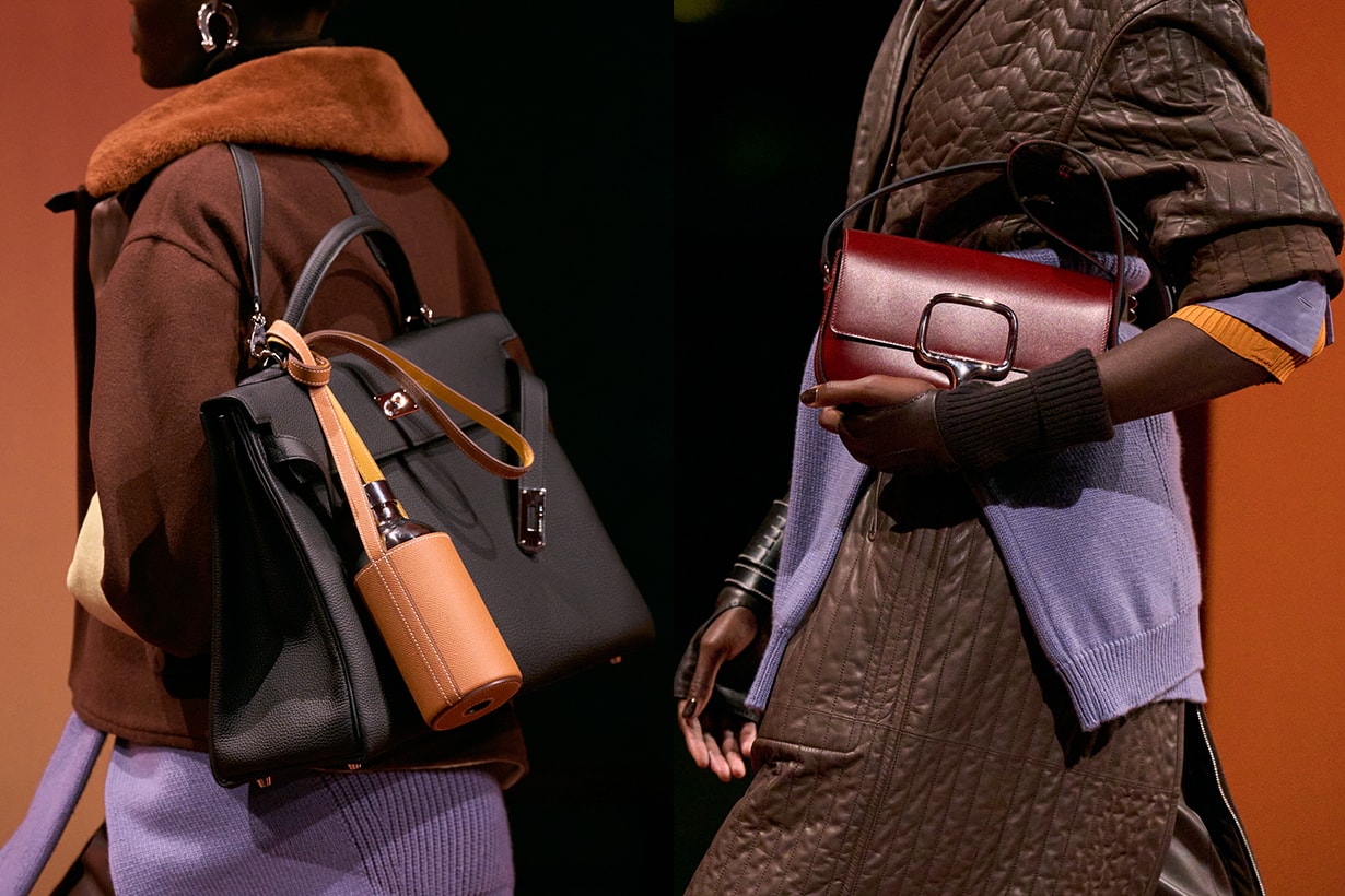 Hermès shanghai 2025 fall winter runway details