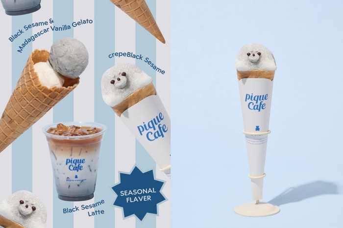 誰忍心吃下？Gelato Pique Cafe 推出超萌「海豹麻糬可麗餅」，麻糬包裹著濃厚黑芝麻冰淇淋！