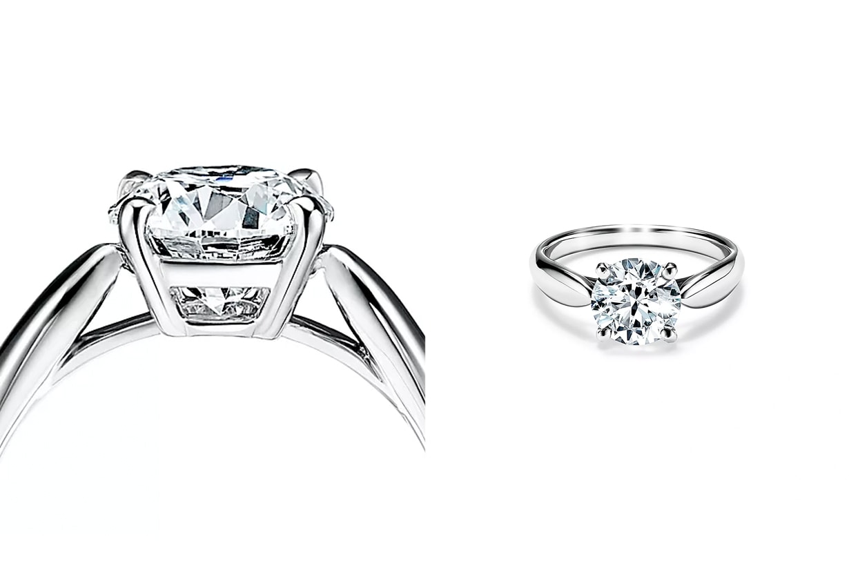 cartier Tiffany & Co. engagement ring how to choose red blue box collections diamond 