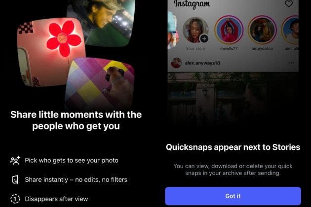 Instagram 最新 Quicksnap 功能必需「原圖直出」！正式刪除濾鏡？