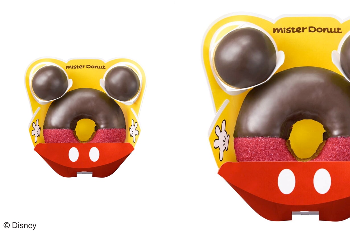 mister donut disney mickey minnie collabration 2025 summer