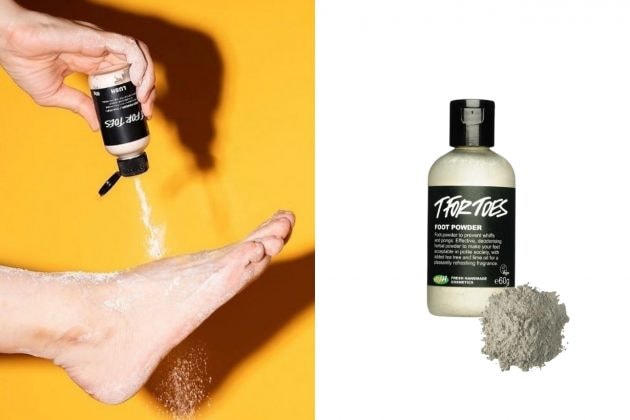 Threads 洗版的 LUSH 腳部爽身粉，讓雙腳清爽一整季！
