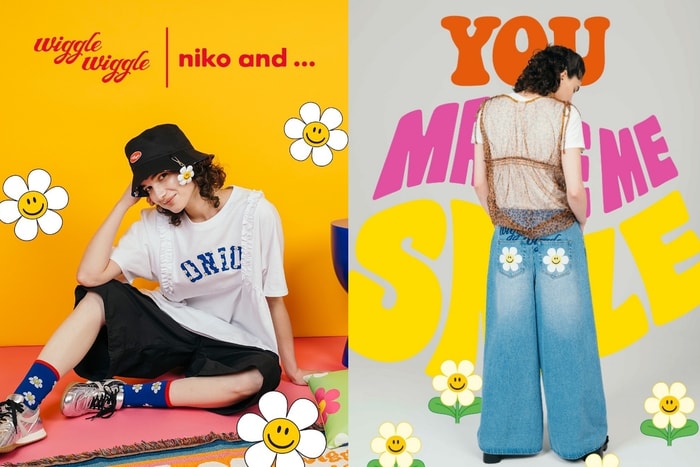 Niko and ... x Wiggle wiggle 聯名：笑臉小花 T 恤、襯衫、牛仔褲…全都可愛到不行！