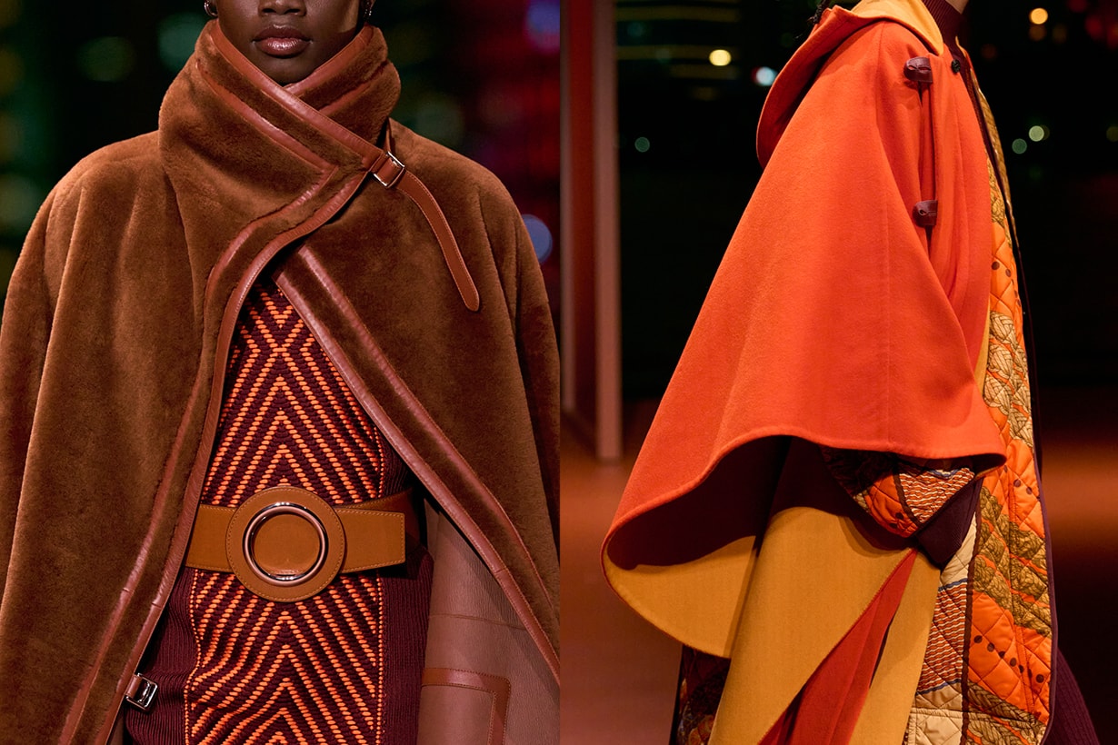 Hermès shanghai 2025 fall winter runway details