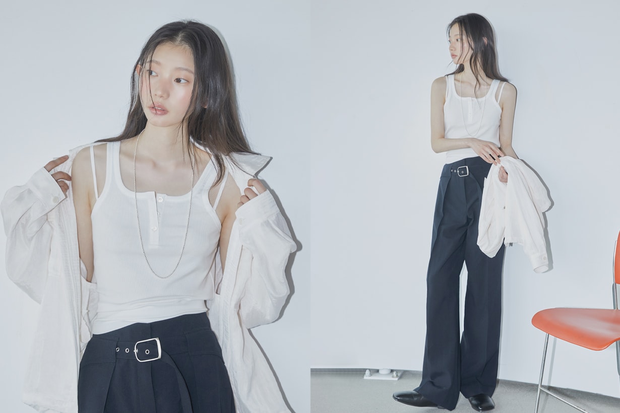 song hye kyo Àvie muah button sleeveless top tank autry outfit summer