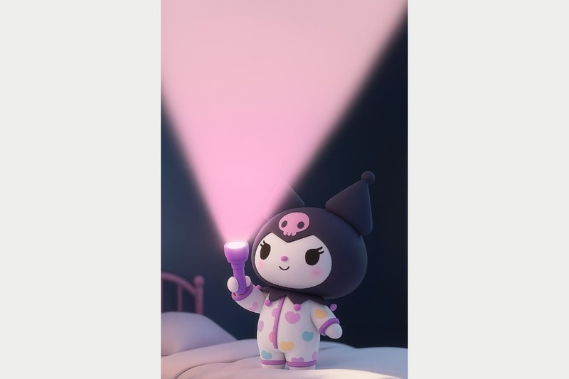 phone wallpaper Flashlight Kuromi Hello Kitty Labubu