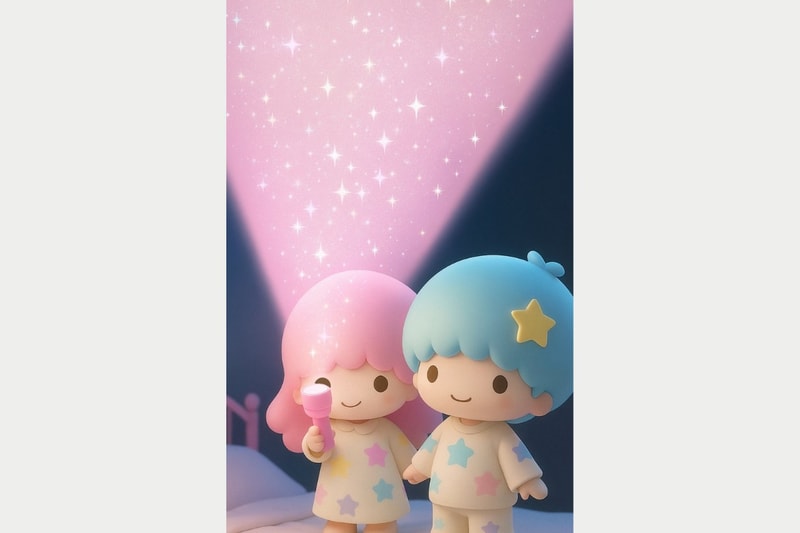  phone wallpaper Flashlight Kuromi Hello Kitty Labubu