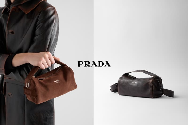 Prada 男裝皮革肩背包：簡約外觀自帶低調奢華的氛圍感