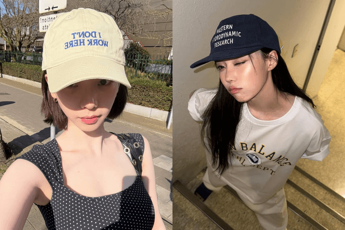棒球帽別只選 Logo 款:Slogan Caps 成為今夏必備單品,Jennie、Karina、Lisa...時髦人士都愛戴!
