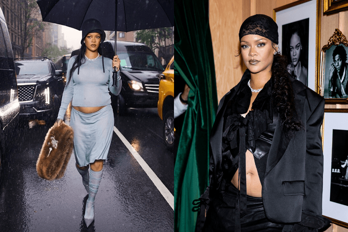 不管何時都是女王:Rihanna 給的 10+ 穿搭造型靈感,即使挺著孕肚依舊超時髦!
