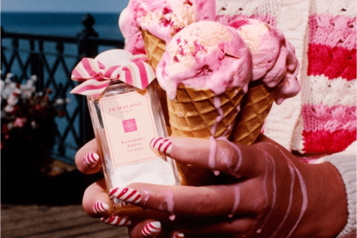 Jo Malone London Just Because x Venchi Raspberry Ripple Wood Sage Sea Salt Orange Marmalade