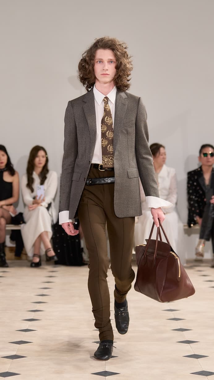 celine michael rider 2026 spring detail luggage back old Céline ralph lauren