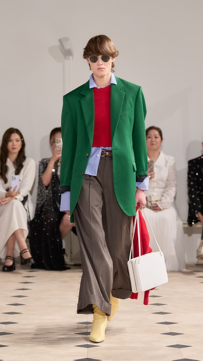 celine michael rider 2026 spring detail luggage back old Céline ralph lauren