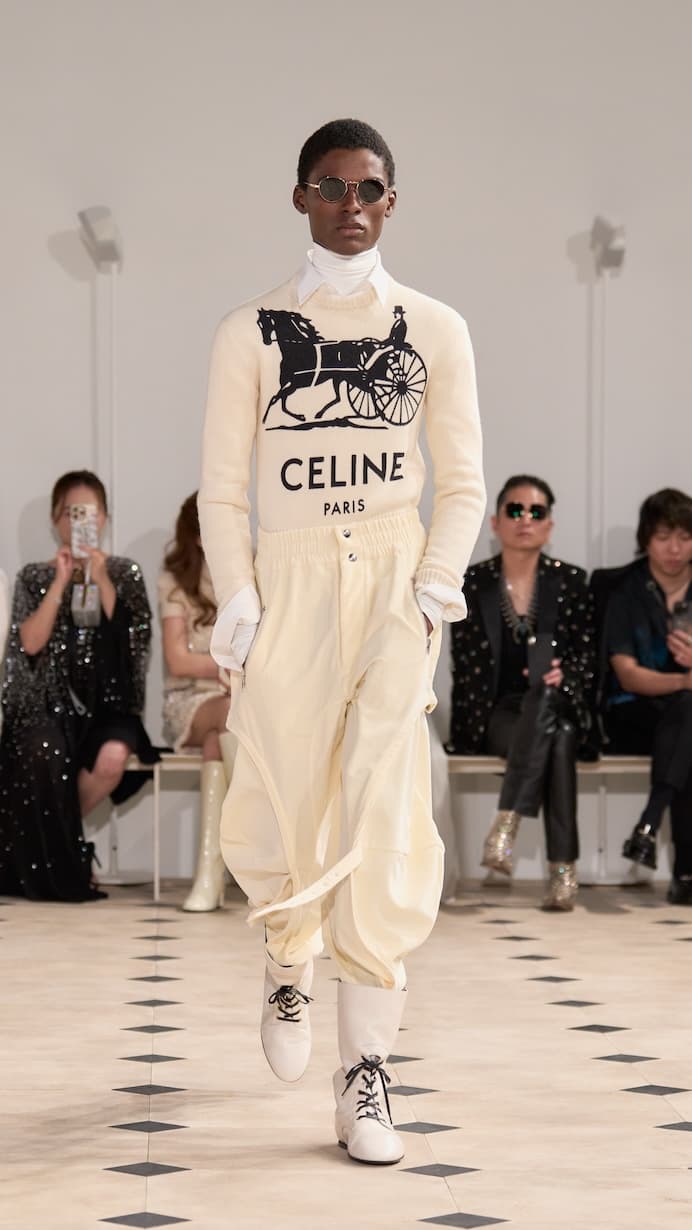 celine michael rider 2026 spring detail luggage back old Céline ralph lauren