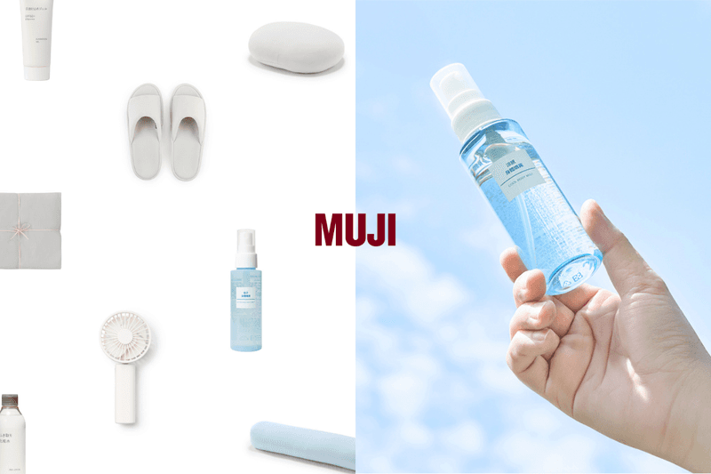 MUJI summer cool mist 10 items