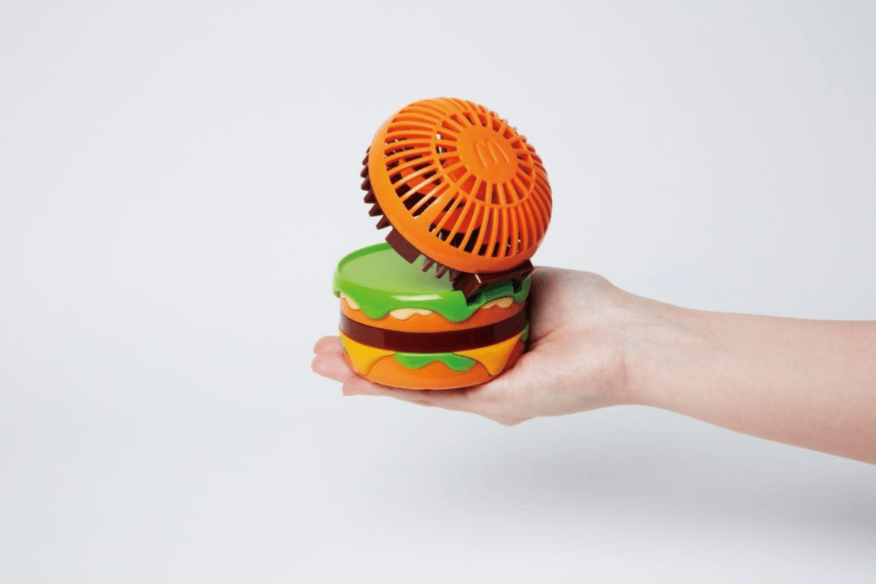 McDonalds japan summer lucky bag burger fan