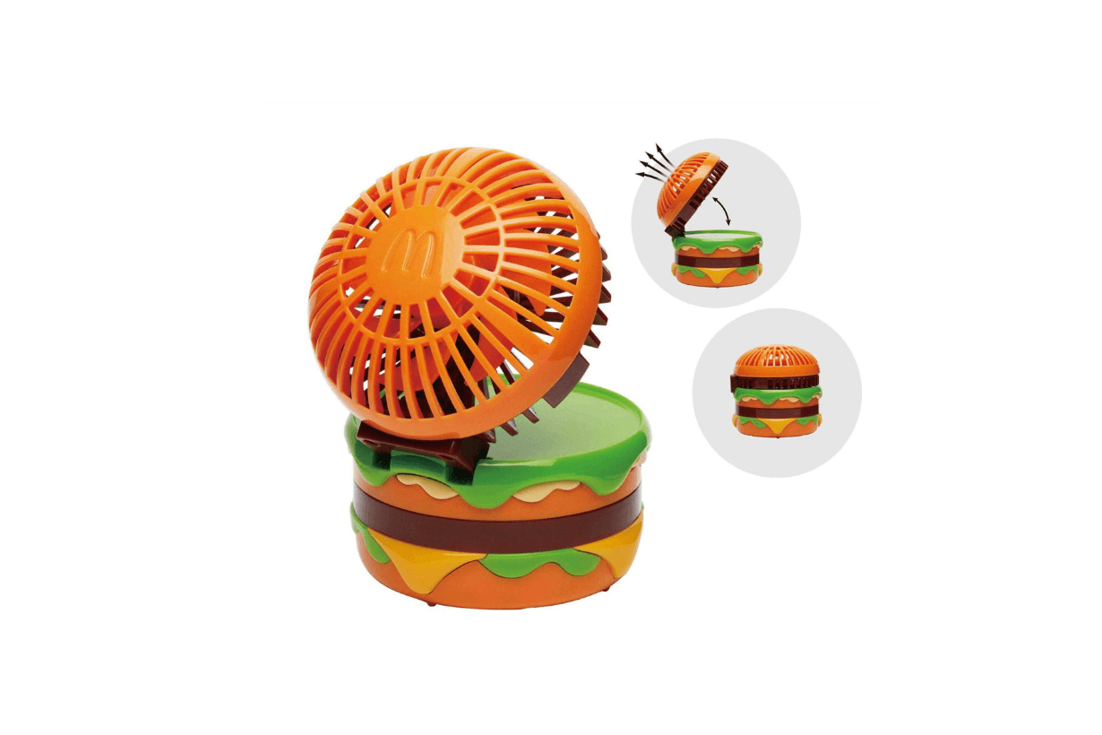 McDonalds japan summer lucky bag burger fan