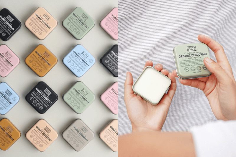 Noosa Basics organic deodorant cream for summer