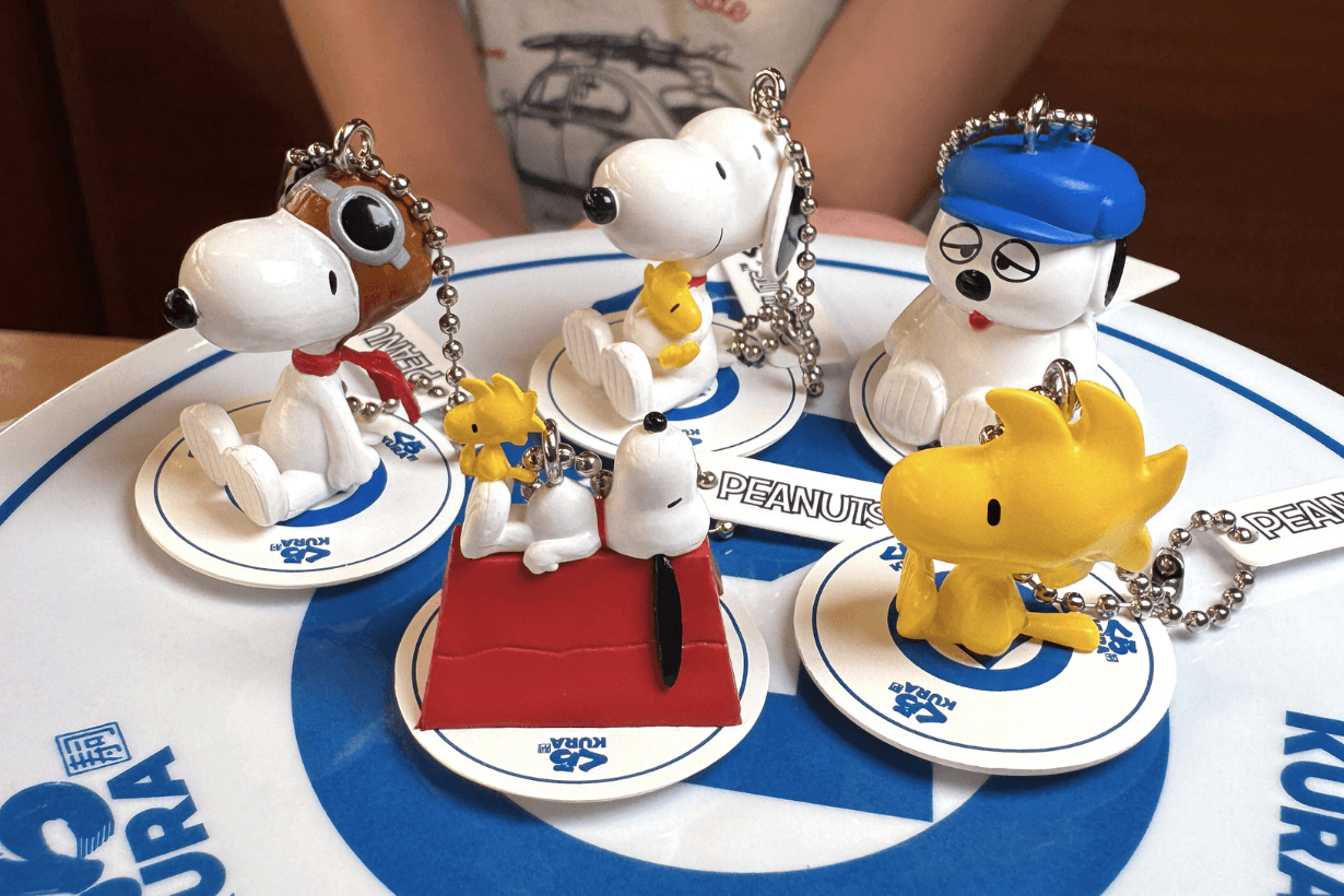 Peanuts x Kura Sushi Snoopy Olaf Gacha release