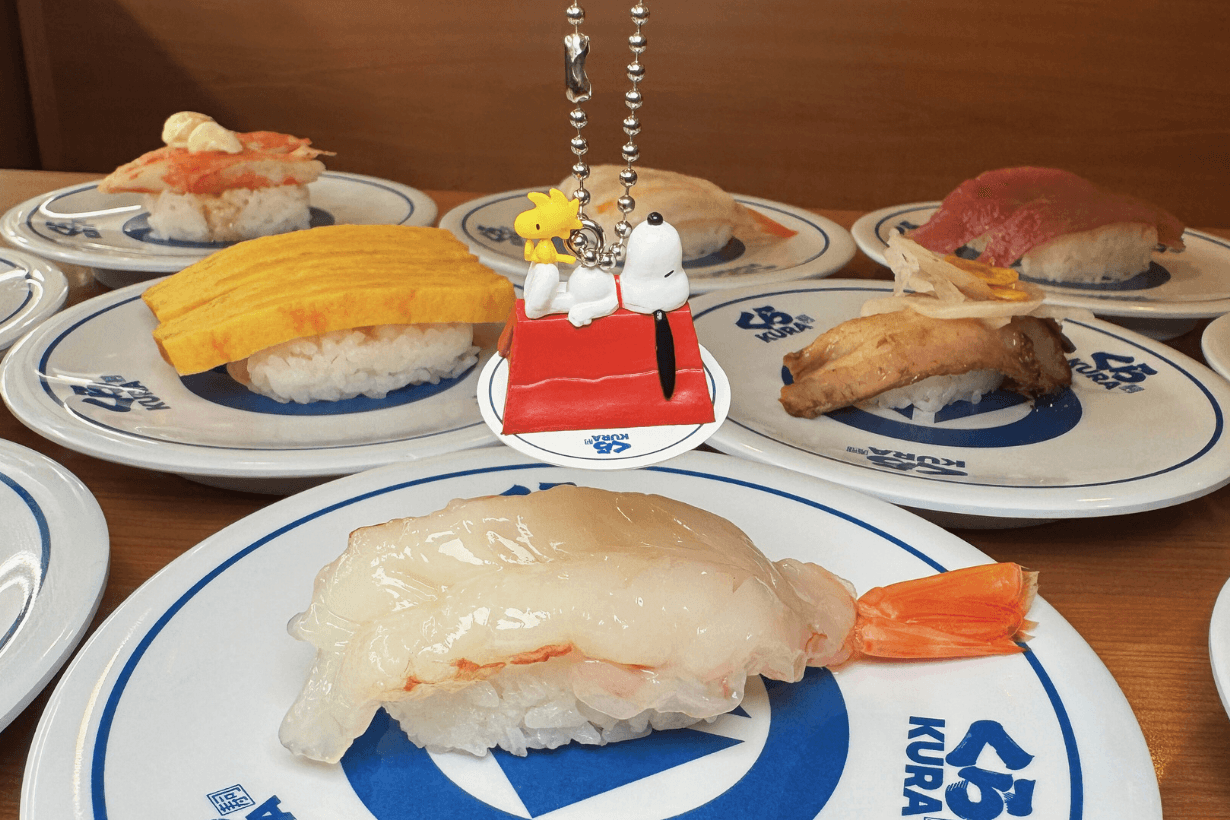 Peanuts x Kura Sushi Snoopy Olaf Gacha release