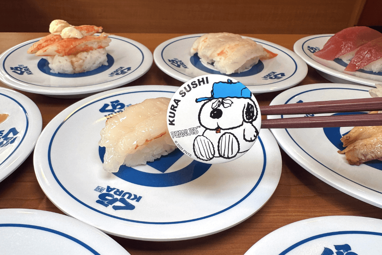 Peanuts x Kura Sushi Snoopy Olaf Gacha release