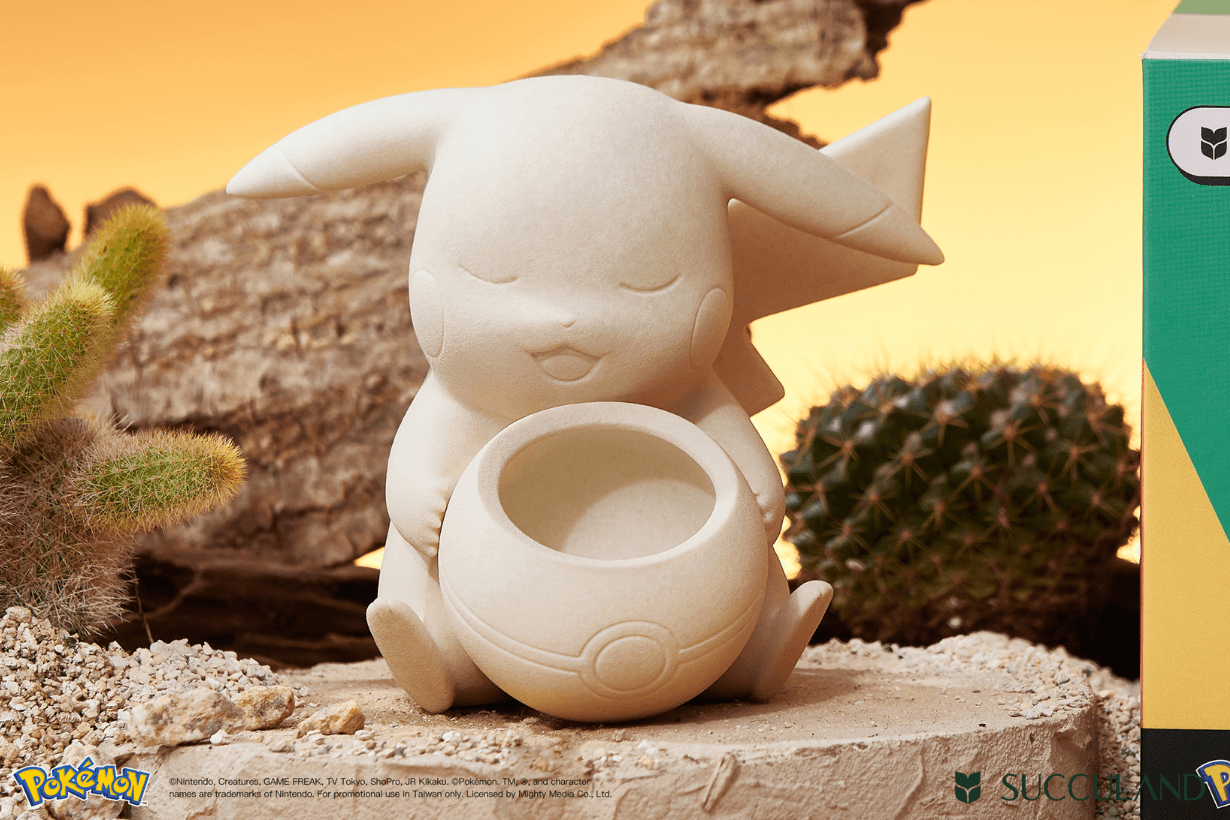 SUCCULAND x Pokemon Succulent plants potted Collaboration