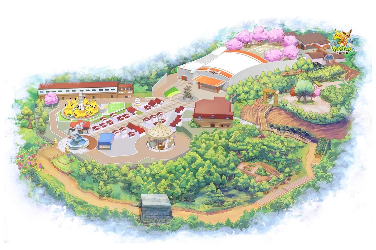 Pokémon Kanto highlight Yomiuri Land forest town when where