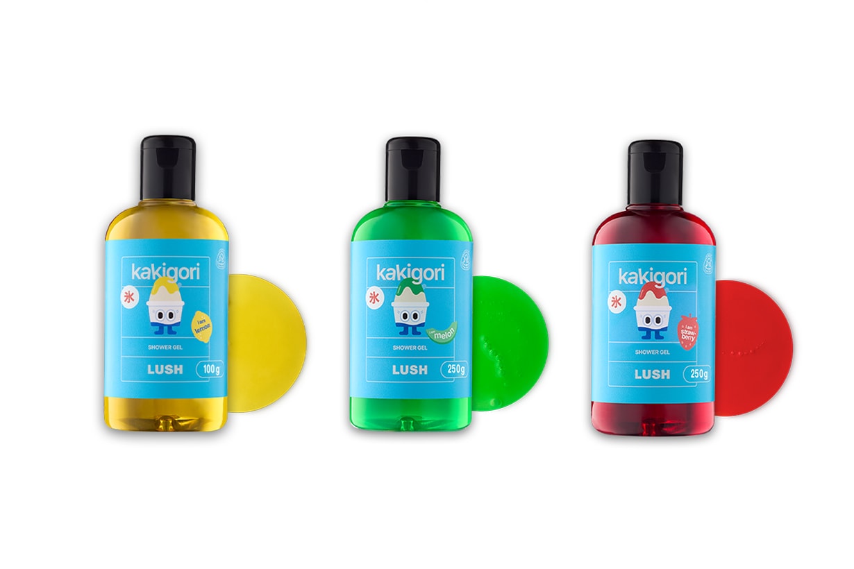 lush Kakigori shower gel summer shaved ice limited