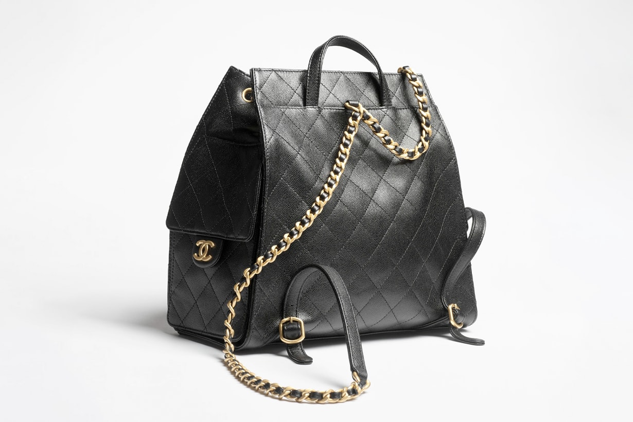 Chanel 25 backpack medium large price 2025 26 pre collection